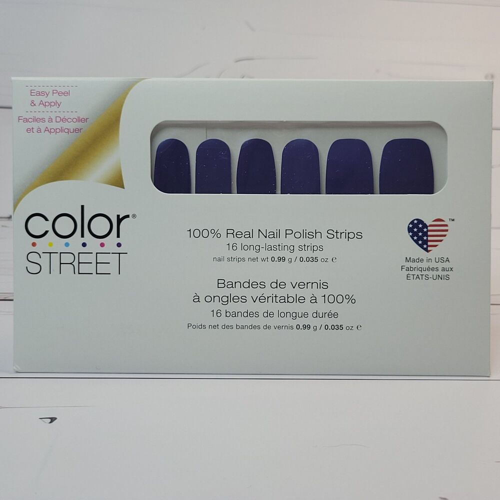 Color Street Sleep Tight nail polish strips NWT